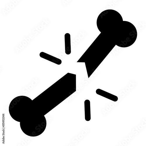 broken bone icon 