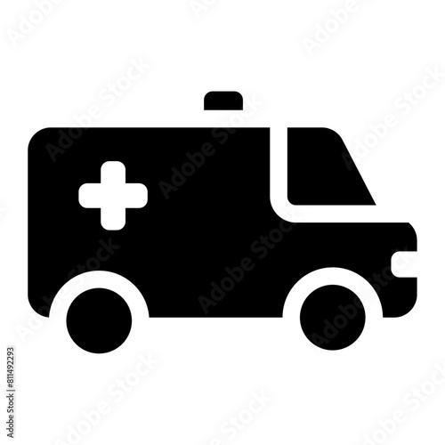 ambulance car icon