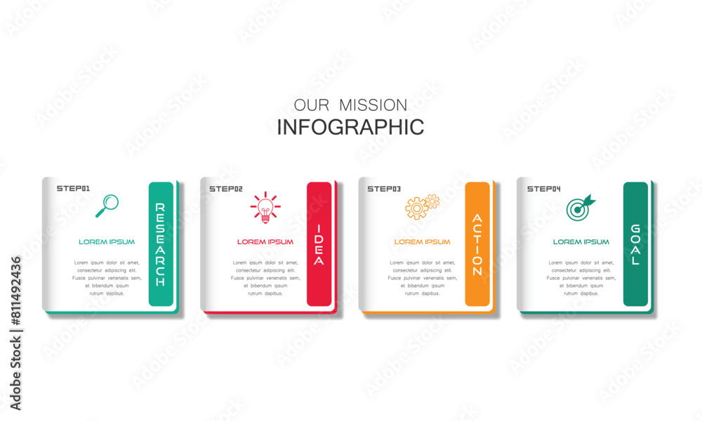 Business data visualization. Process chart. Graphic abstract element, diagram with steps, options, parts or processes. Vector business template for presentations. Creative concept for infographics Business data visualization. Process chart. Graphic abstract element, diagram with steps, options, parts or processes. Vector business template for presentations. Creative concept for infographics