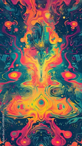 Abstract colorful psychedelic acid trip portal  pictures of dmt  dmt pic  dmt art