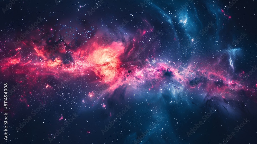 lovely tones of Galaxy scenery realistic cinematic radiance