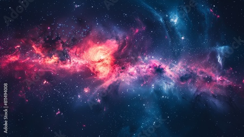lovely tones of Galaxy scenery realistic cinematic radiance © PUKPIK