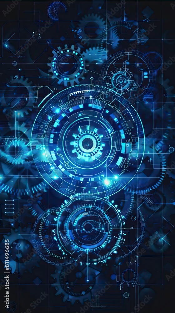 Abstract gear wheel mechanism background. Machine technology. Vector illustration Abstract gear wheel mechanism background. Machine technology. Vector illustration