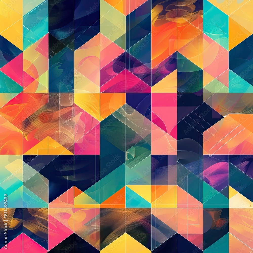 Abstract geometric pattern Abstract geometric pattern