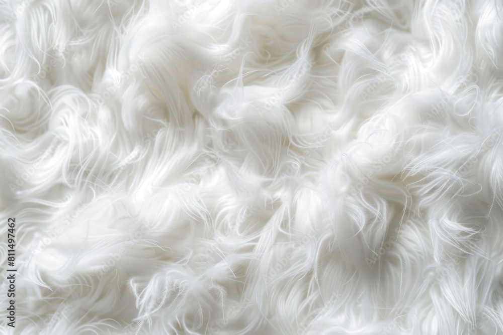 White Animal Fluff Texture For Background Created Using Artificial Intelligence White Animal Fluff Texture For Background Created Using Artificial Intelligence