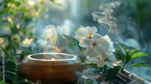 Explore the potential of aromatherapy in complementing herbal inhalation therapy for respiratory conditions. photo