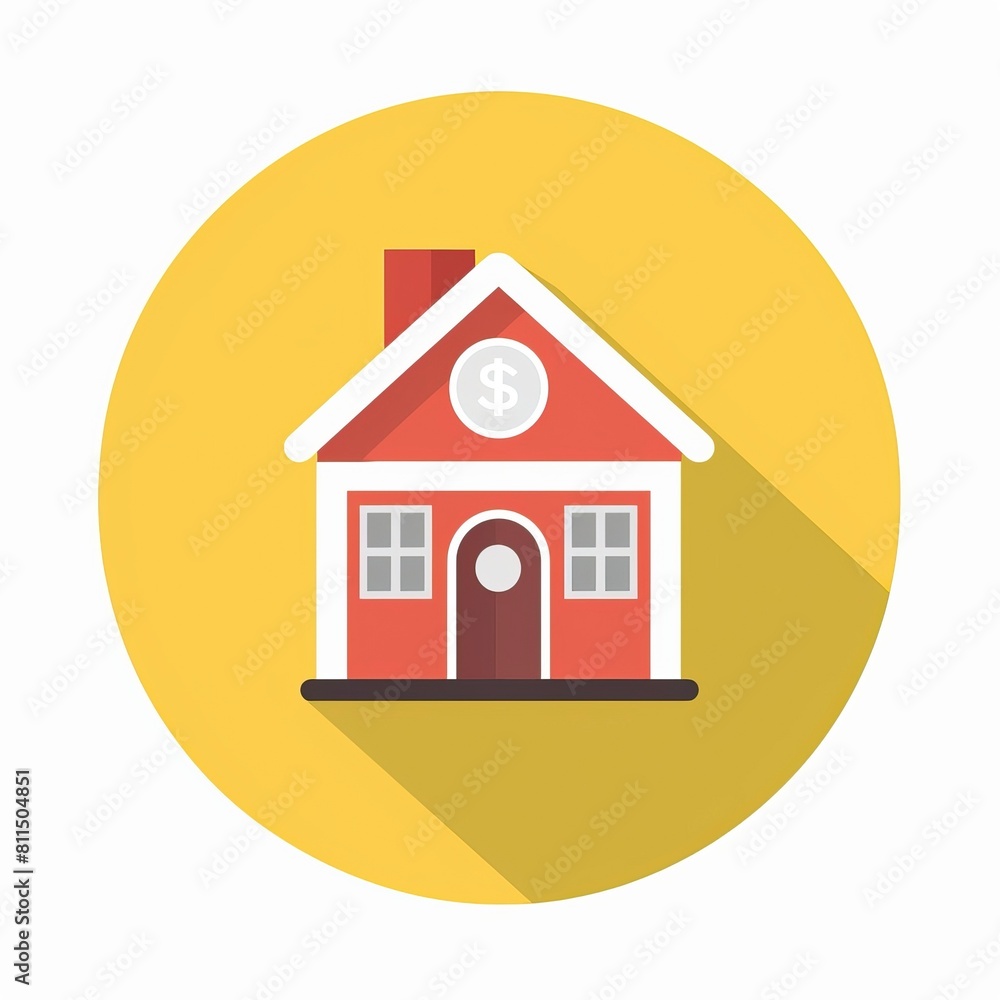Affordability flat icon. illustration on white background Affordability flat icon. illustration on white background