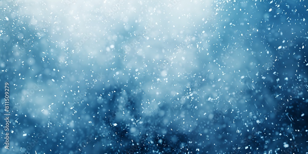 Fototapeta premium snowfall and blizzard abstract background