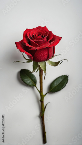 Image of a beautiful red rose 35