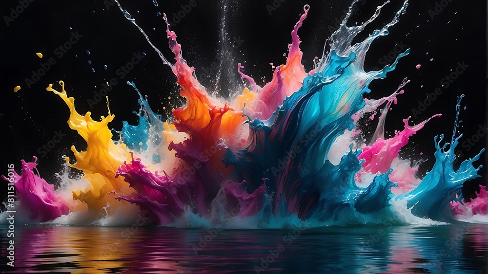 Dynamic Water Splash Burst of Flavors Dynamic Water Splash Burst of Flavors