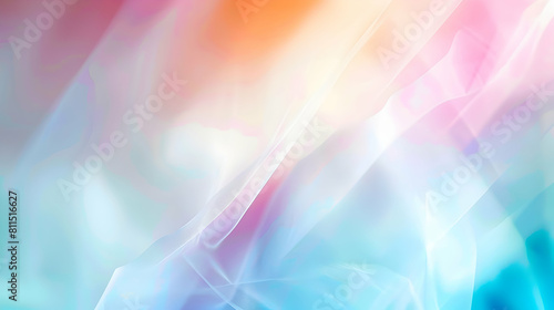 abstract background with blurred shapes and colors in white