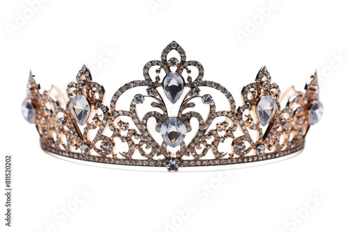 Shimmering crowns adorn celebrants with regal charm.