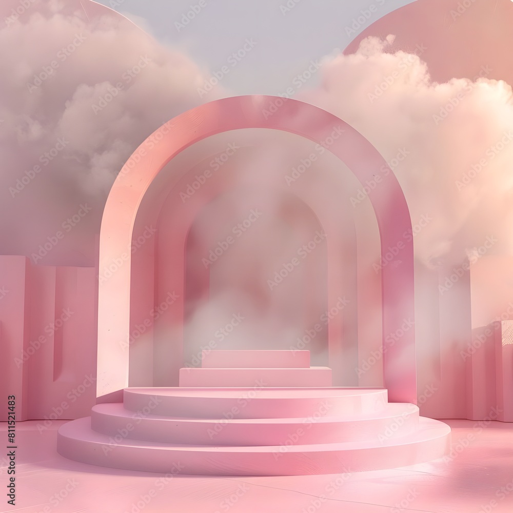 3D realistic podium for your product showcase. Display to show cosmetic products on pedestal display studio 3D realistic podium for your product showcase. Display to show cosmetic products on pedestal display studio