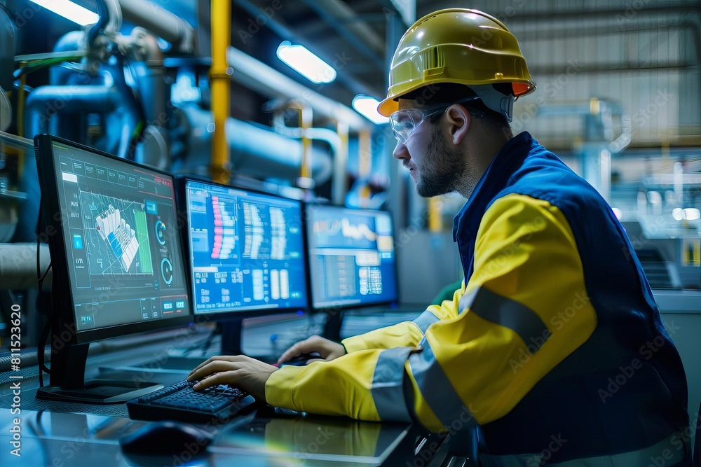 A quality control engineer inspecting a production line, ensuring regulatory standards are met A quality control engineer inspecting a production line, ensuring regulatory standards are met