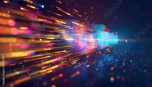 A graphic illustrating lossless compression algorithms and their impact on reducing file size while preserving data integrity