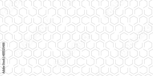 Abstract hexagon on white background. CD cover, advertising. Vector illustration.