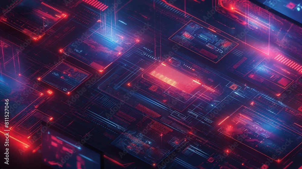 Cybersecurity Network Defense Abstract Concept Cybersecurity Network Defense Abstract Concept