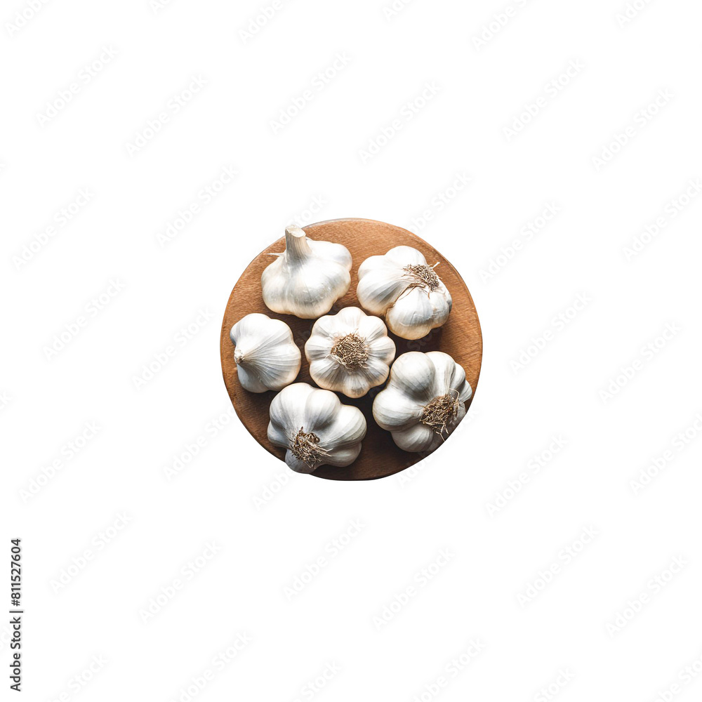 Garlic isolated on a transparent background Garlic isolated on a transparent background