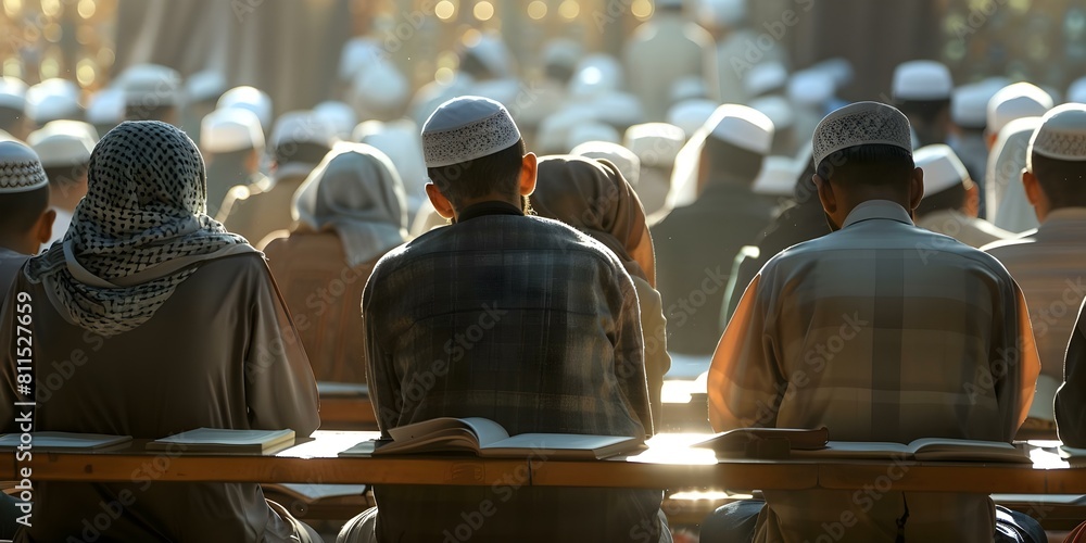 Exploring Various Islamic Sects and Schools of Thought The Focus of Madrasa Students. Concept
