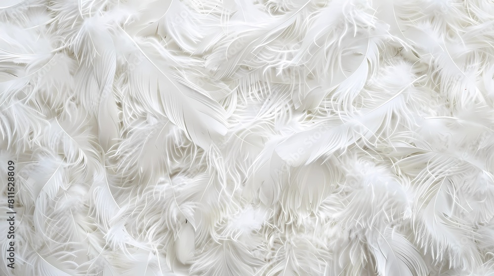white feathers texture background for graphic design and web design, Generative AI illustrations. white feathers texture background for graphic design and web design, Generative AI illustrations.