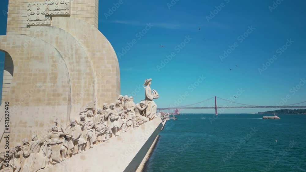 Padrão dos Descobrimentos also known as The Monument of the Discoveries in Lisbon, Portugal.