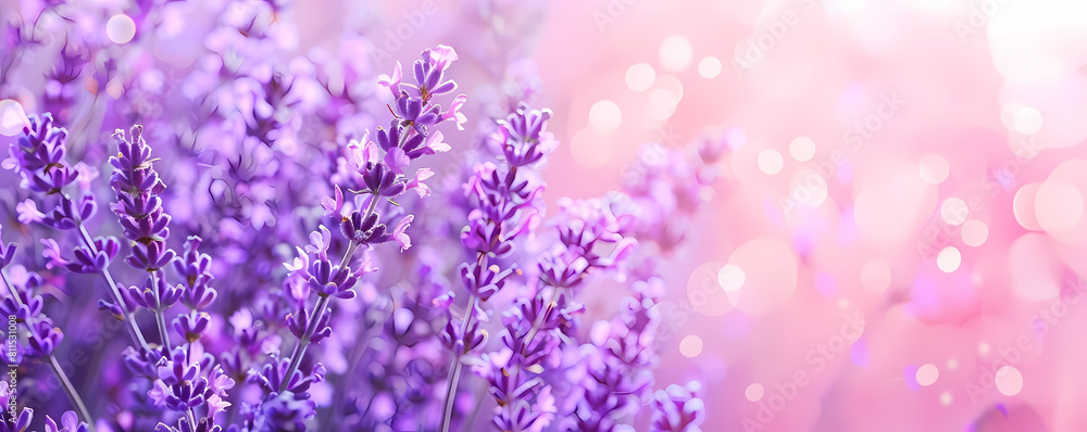 lavender flower background in the sunlight a row of purple flowers arranged in a row from left to right, with a white flower in the center and a green leaf on either side lavender flower background in the sunlight a row of purple flowers arranged in a row from left to right, with a white flower in the center and a green leaf on either side