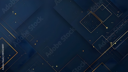 Abstract luxury background with golden elements and shining light effect decoration, Luxury background design concept. photo