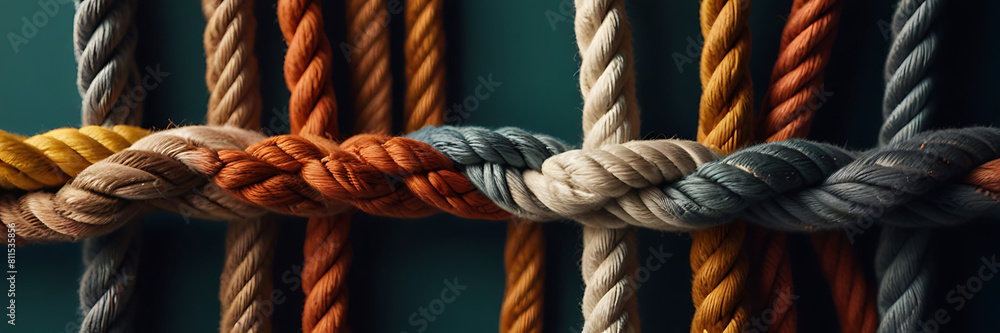 Working team unity and teamwork concept as a business metaphor for ...