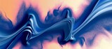 Blue and Purple Fluid Abstract Waves
