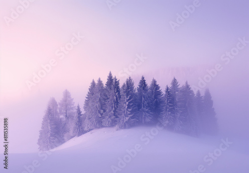 mist in the mountains