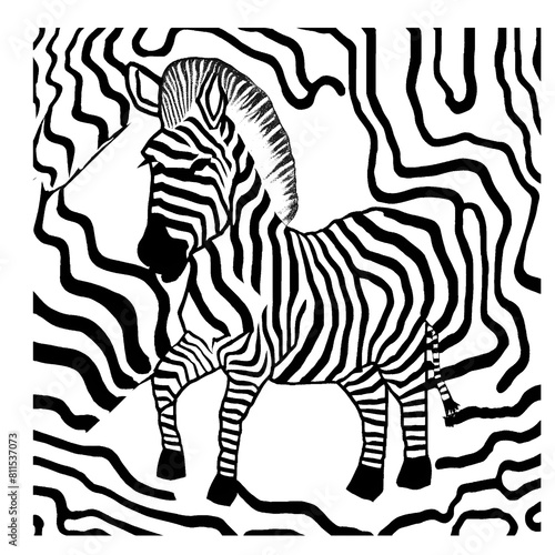 zebra illustration