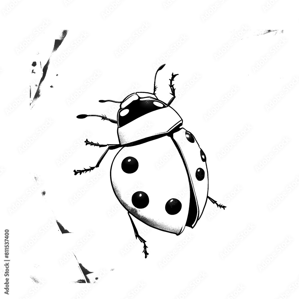 Fototapeta premium ladybird illustration