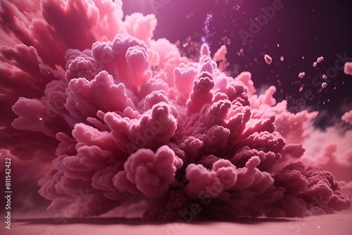 Abstract background Dust Powder Explosion