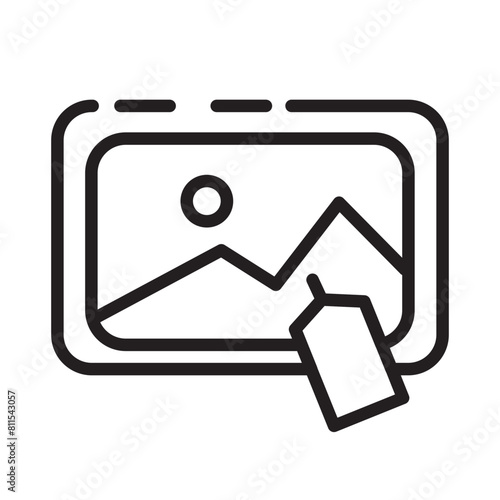 Painting Selling Buy Line Icon