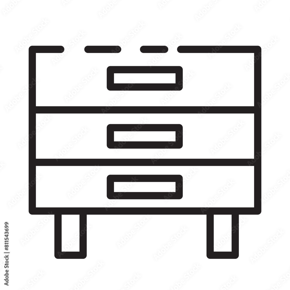 Living Locker Room Line Icon Living Locker Room Line Icon