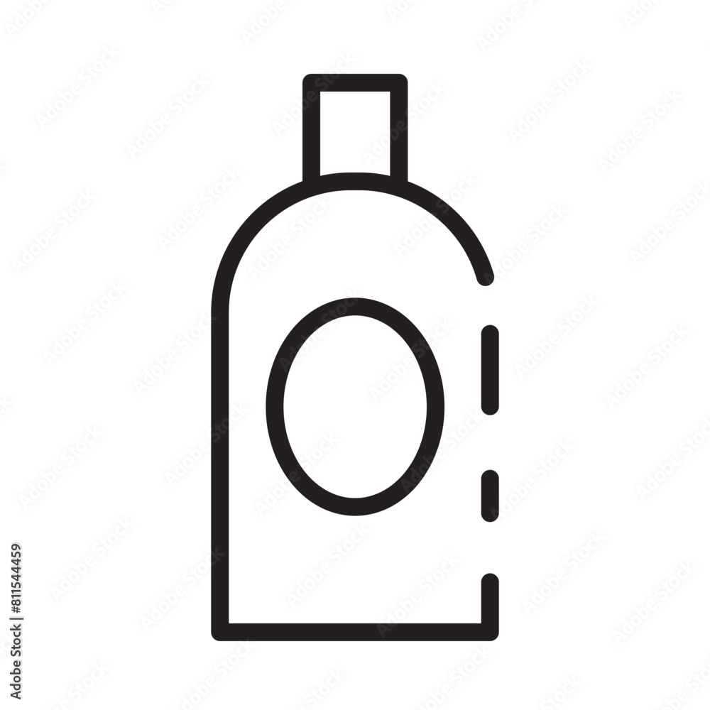 Care Cosmetic Lotion Line Icon