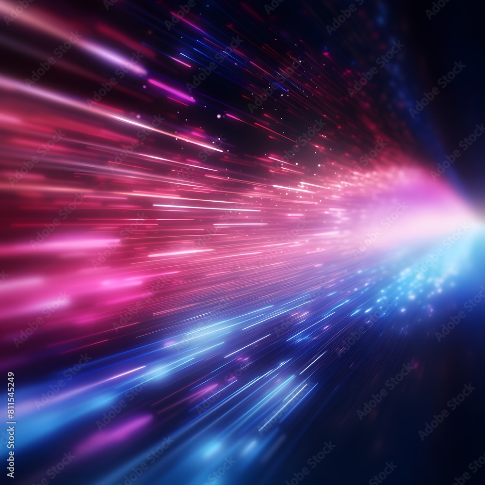 Abstract futuristic background with glowing waves and lights. Generative AI. Abstract futuristic background with glowing waves and lights. Generative AI.
