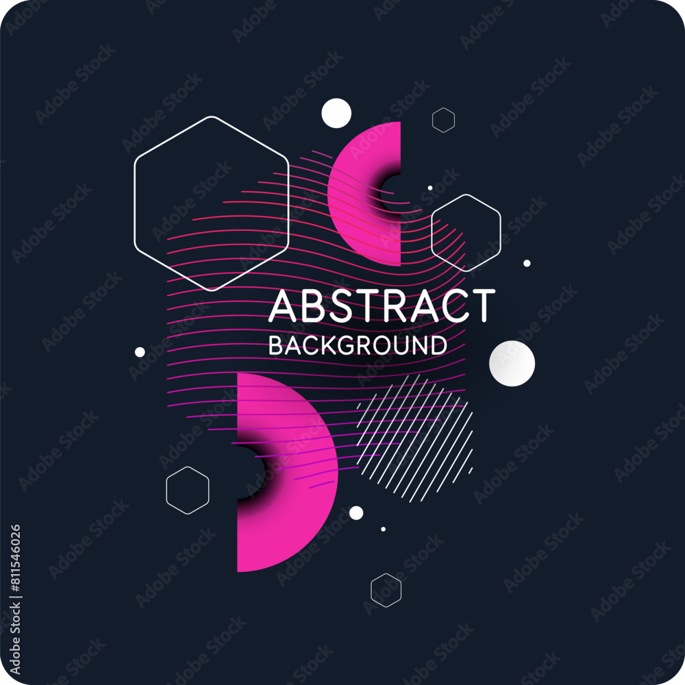 Obraz premium Abstract background with dynamic lines. Vector illustration in flat minimalistic style