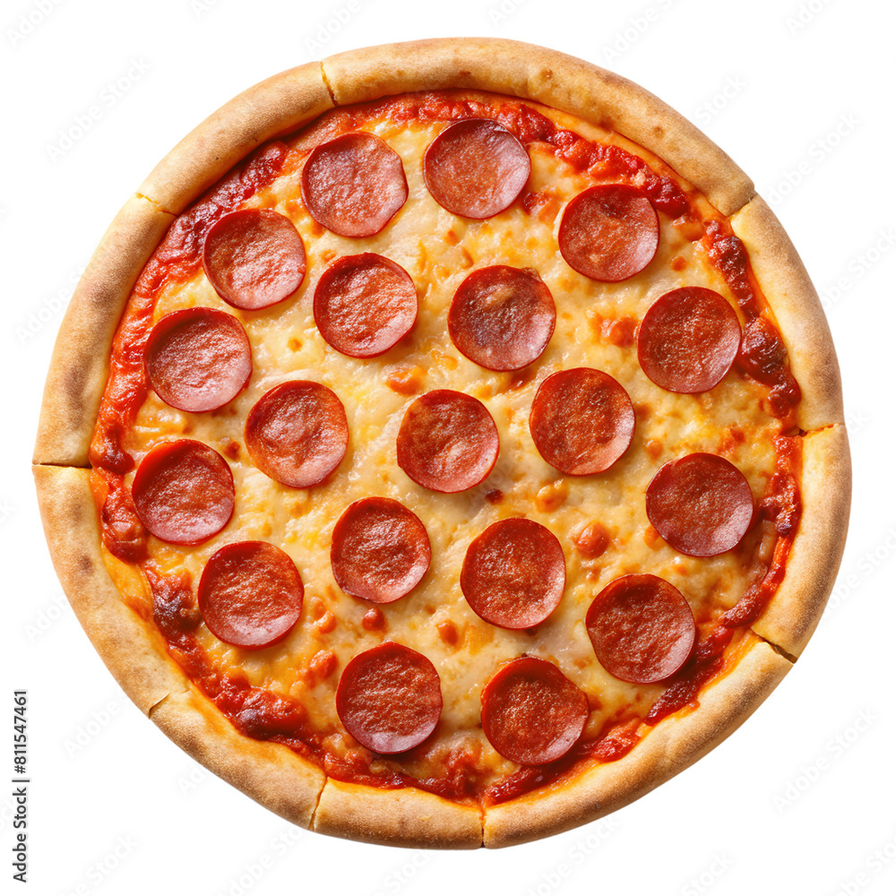 A Tasty Pepperoni Pizza A Tasty Pepperoni Pizza