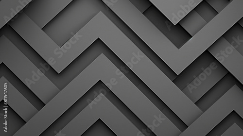 Sophisticated gray intersecting chevron lines. photo