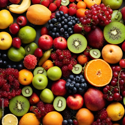 Mixed fruit   Generative AI