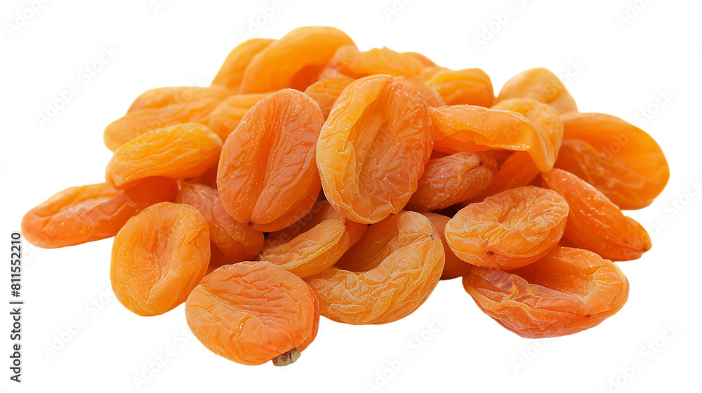 a bunch of dried apricots isolated on transparent background a bunch of dried apricots isolated on transparent background