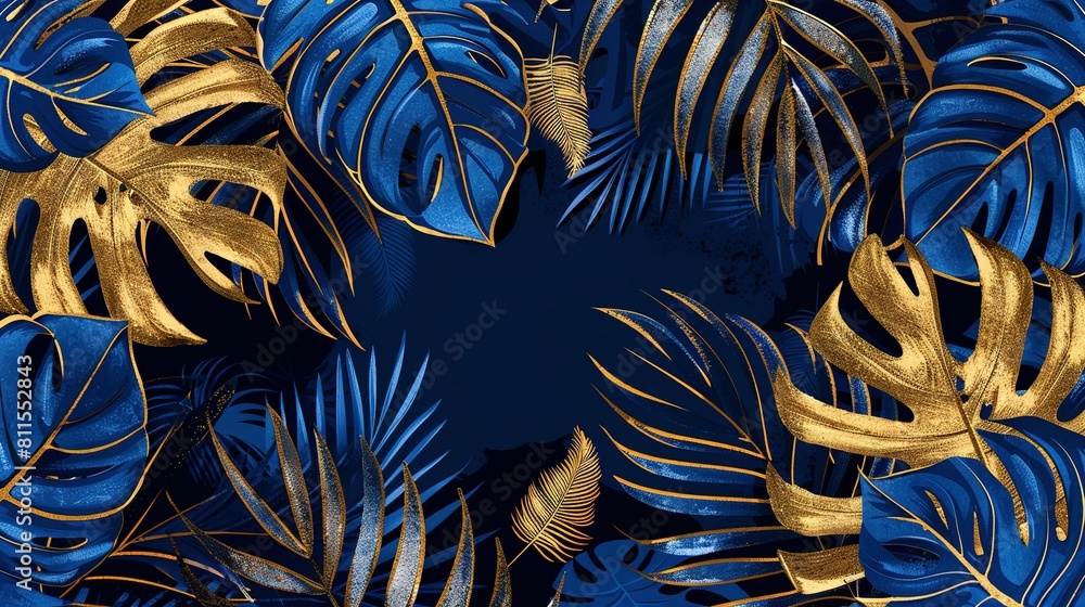 Lush Tropical Haven: Monstera, Palm, Fern Delight Lush Tropical Haven: Monstera, Palm, Fern Delight