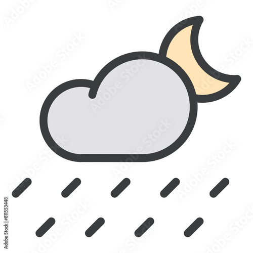 Night Cloud Icon