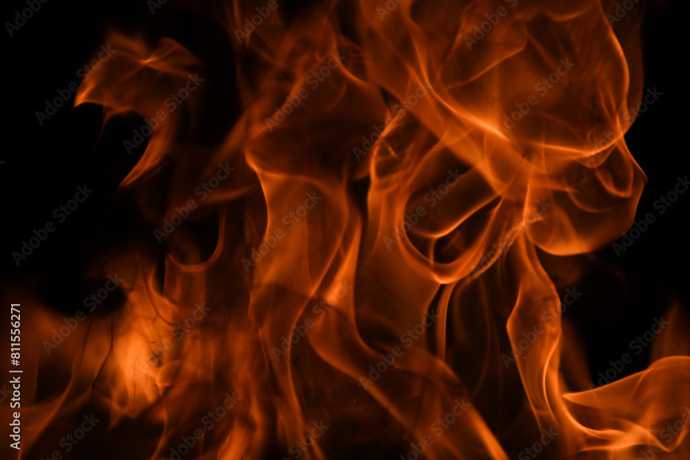 Fire blaze flames on black background. Fire burn flame isolated, abstract texture. Flaming explosion with burning effect. Fire wallpaper, abstract art pattern. Fire blaze flames on black background. Fire burn flame isolated, abstract texture. Flaming explosion with burning effect. Fire wallpaper, abstract art pattern.
