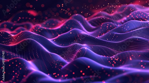 Vivid Waves of Color in Galactic Abstract Art 