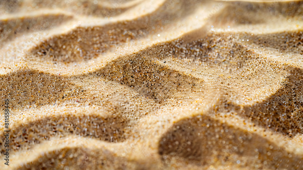 A close up of sand with waves. A close up of sand with waves.