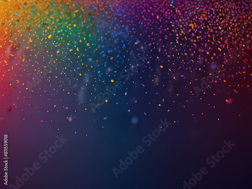Coloring glow water wet effect confetti abstract background with ai generative 