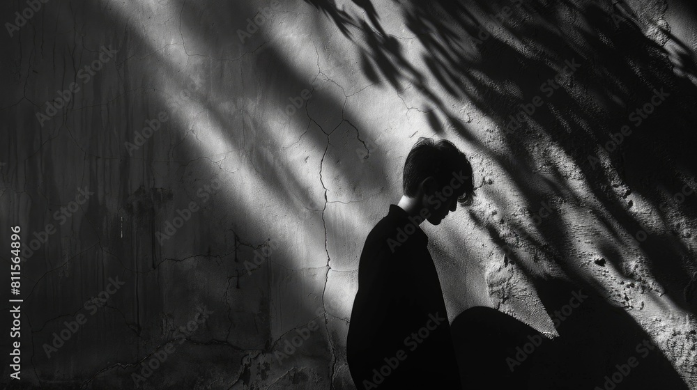 Obraz premium Hiding in the shadows