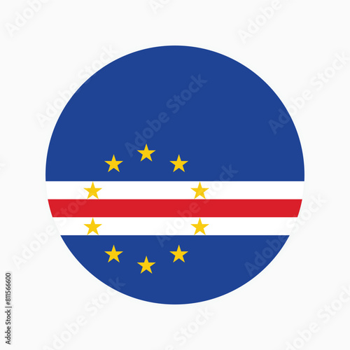 Free Download National Flag of Cape Verde. Cape Verde Flag. Cape Verde Round flag.
 - GFXLoad